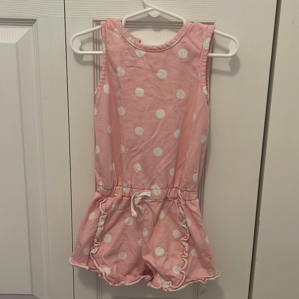 Kids polka dot romper